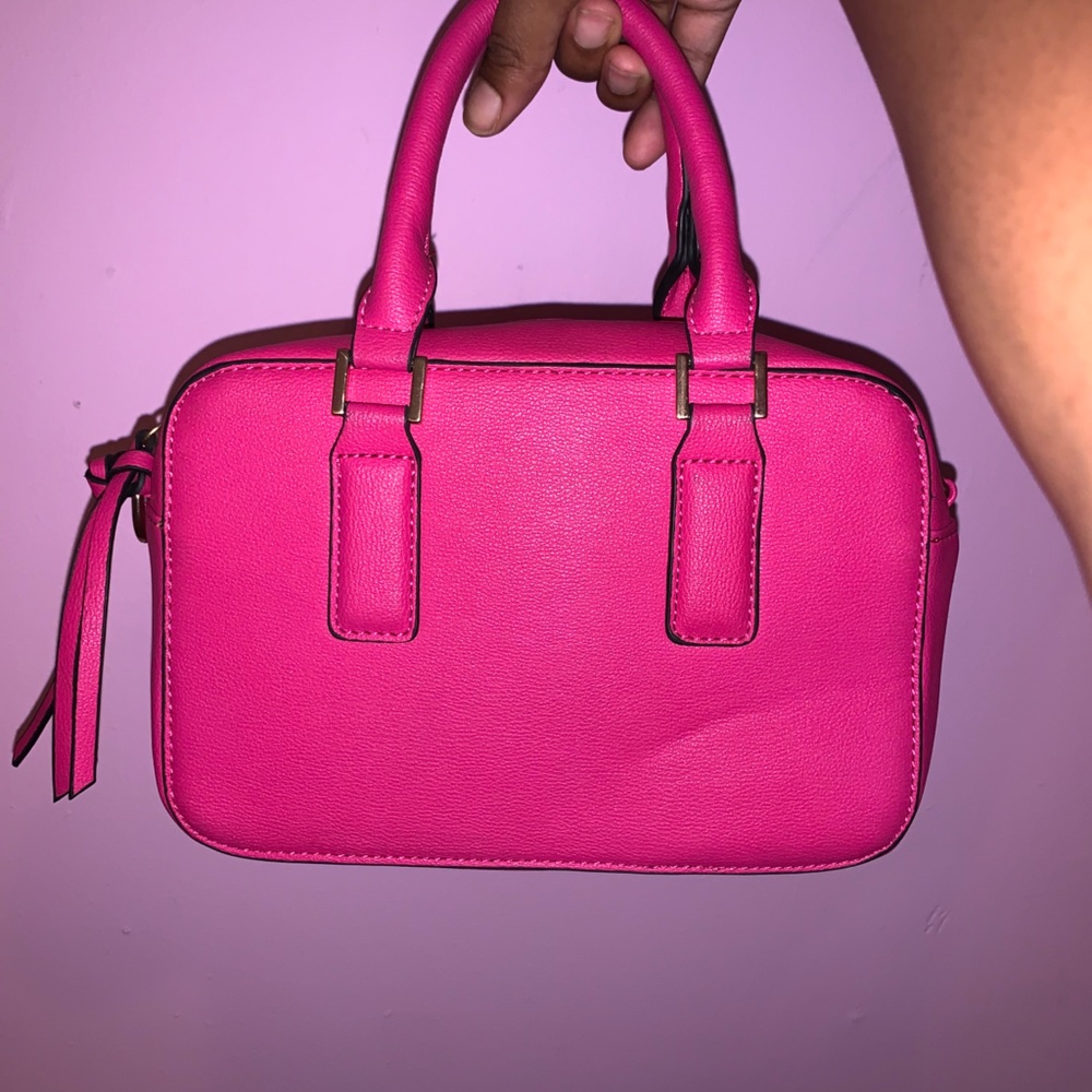 Pink handle grab bag